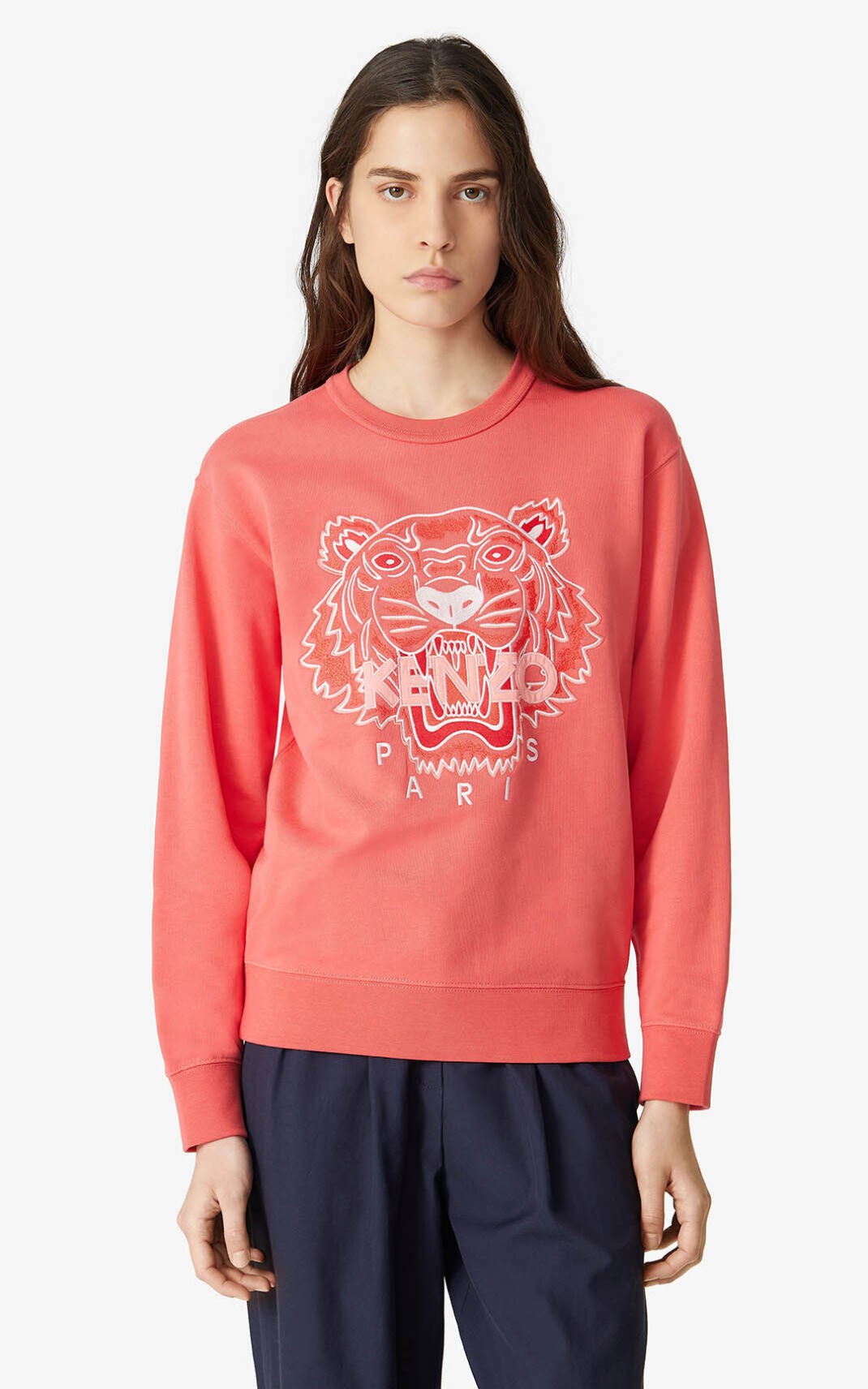 Sweat Kenzo Tiger Femme Rouge | DJXR-18740